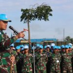 Pasukan Garuda yang sedang menjalankan misi perdamaian PBB