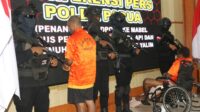 Para pelaku yang diamankan polisi.