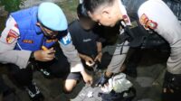 Polres Metro Jakarta Barat bersama unsur 3 Pilar menggelar apel gabungan patroli dan razia kepolisian secara serentak