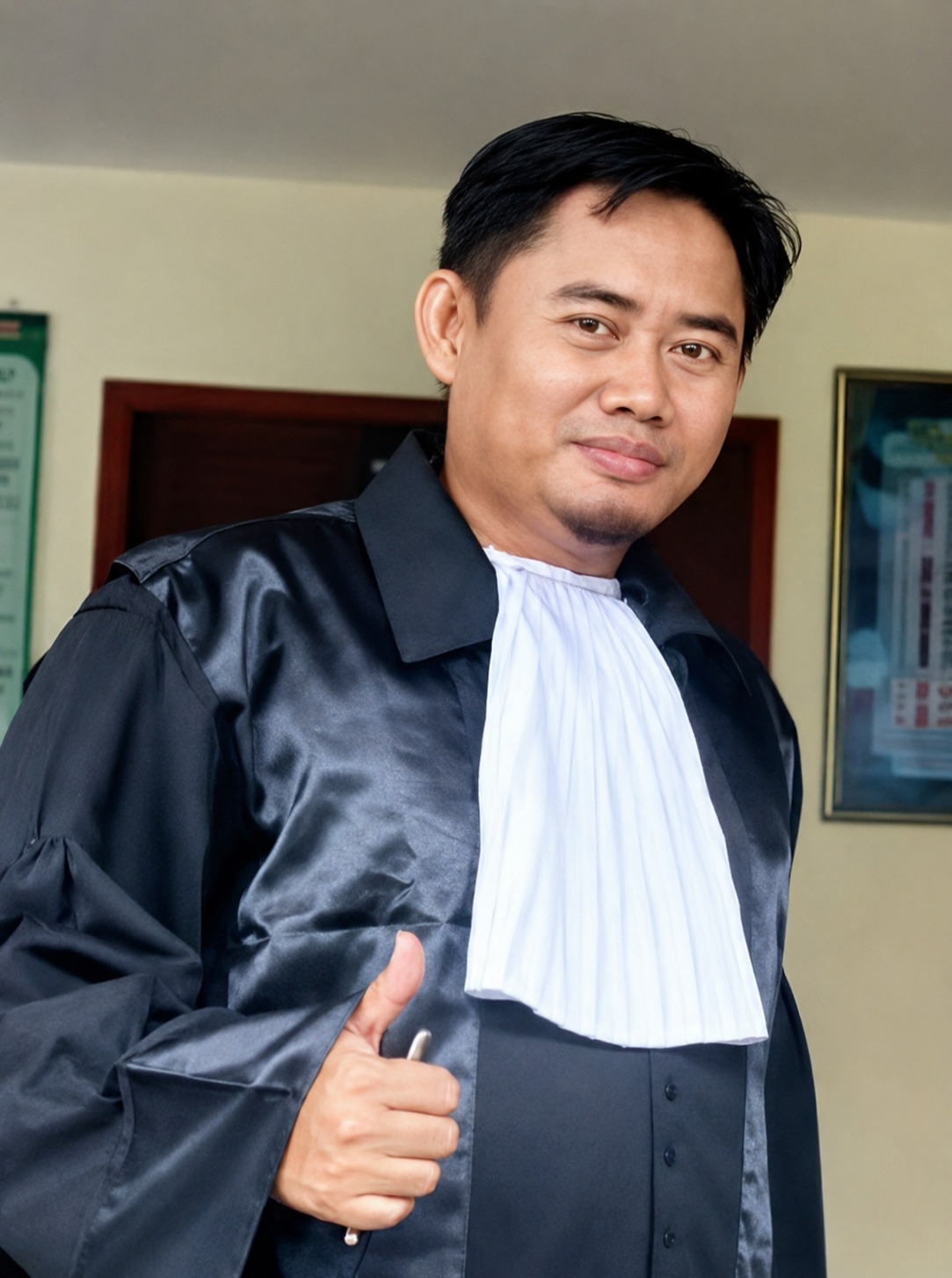 Kuasa Hukum pelapor, Muhammad Naufal Taftazani, S.H., dari Kantor Hukum NaufalLawyer.com.