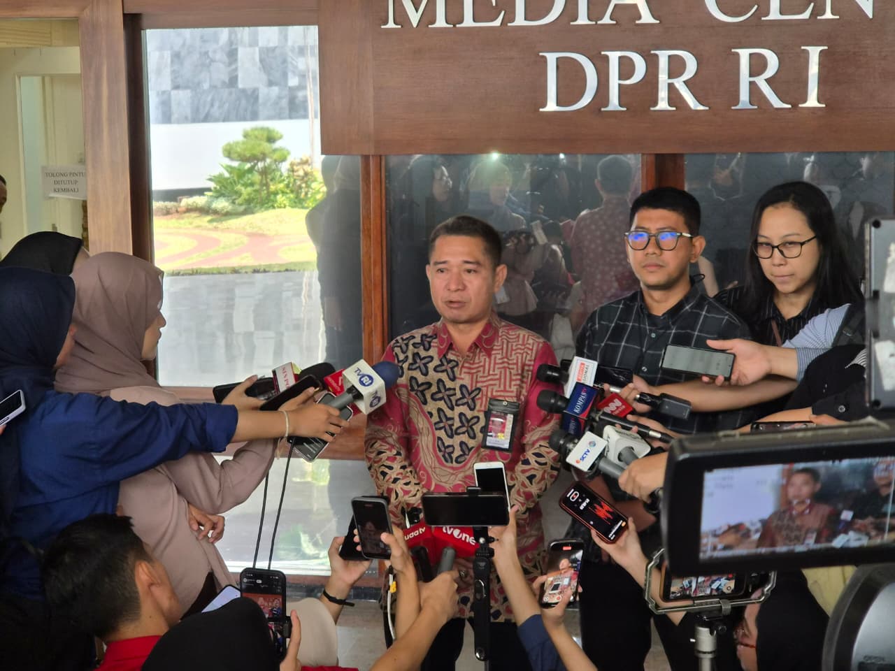 Wakil Ketua Koordinatoriat Wartawan Parlemen (KWP), Erwin Siregar